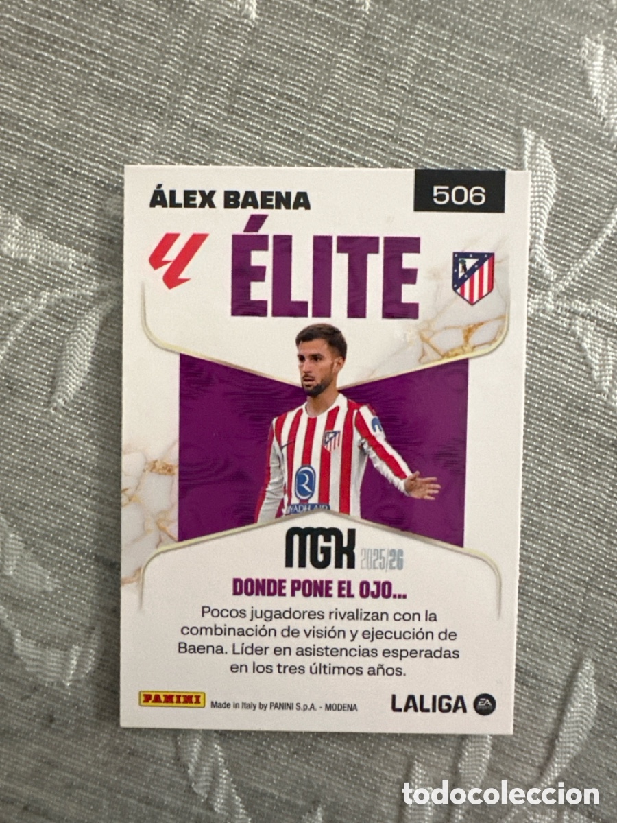 Cromos de f&uacute;tbol: &Eacute;lite alex Baena 506 - Foto 2