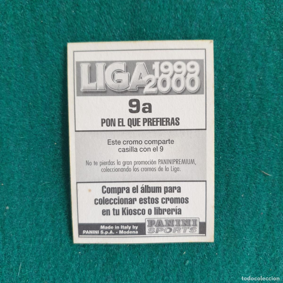 Cromos de f&uacute;tbol: GABRI 9 A PANINI 1999 2000 - Foto 2