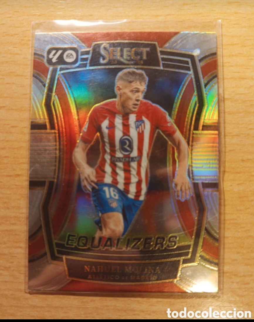 Cromos de F&uacute;tbol: 2 NAHUEL MOLINA ATLETICO DE MADRID EQUALIZERS 2023 2024 PANINI SELECT LALIGA 23 24
