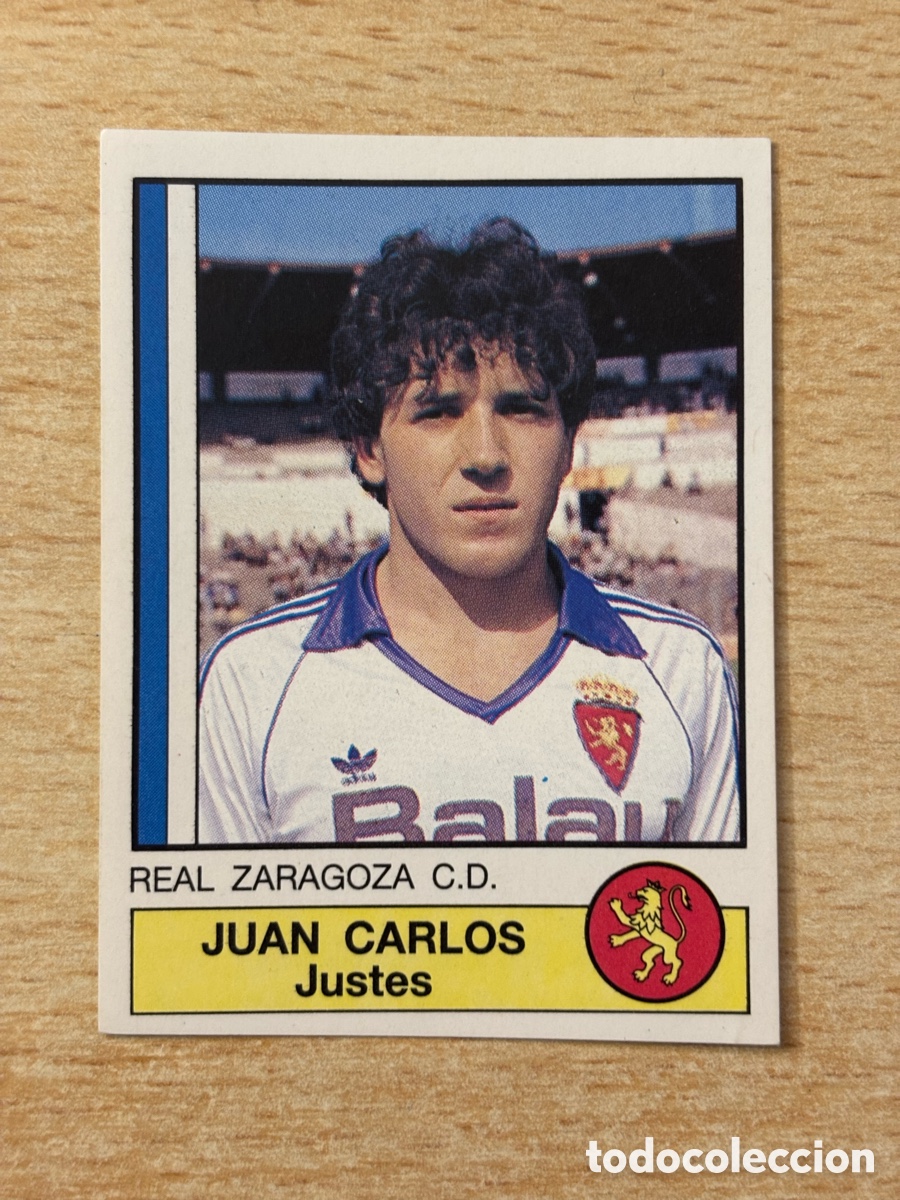 Cromos de Futebol: # 332 Juan Carlos Real Zaragoza Futbol 87 Panini sin pegar