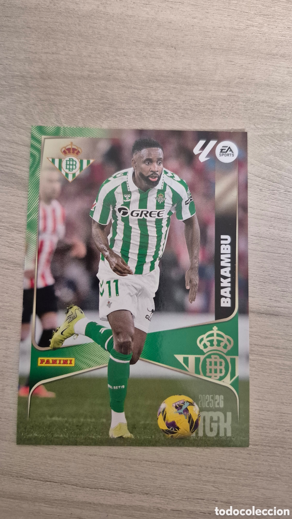 Figurine di Calcio: N&deg;108 Betis Bakambu Megacracks 25/26