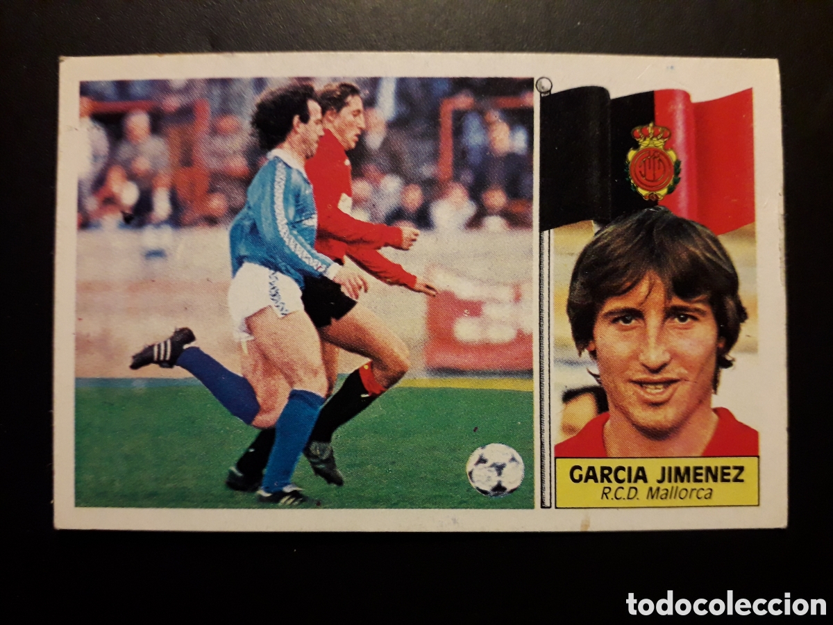 Cromos de F&uacute;tbol: GARC&Iacute;A JIM&Eacute;NEZ MALLORCA ED ESTE 1986-1987 86-87 DESPEGADO, PEDIDO M&Iacute;NIMO 3&euro;