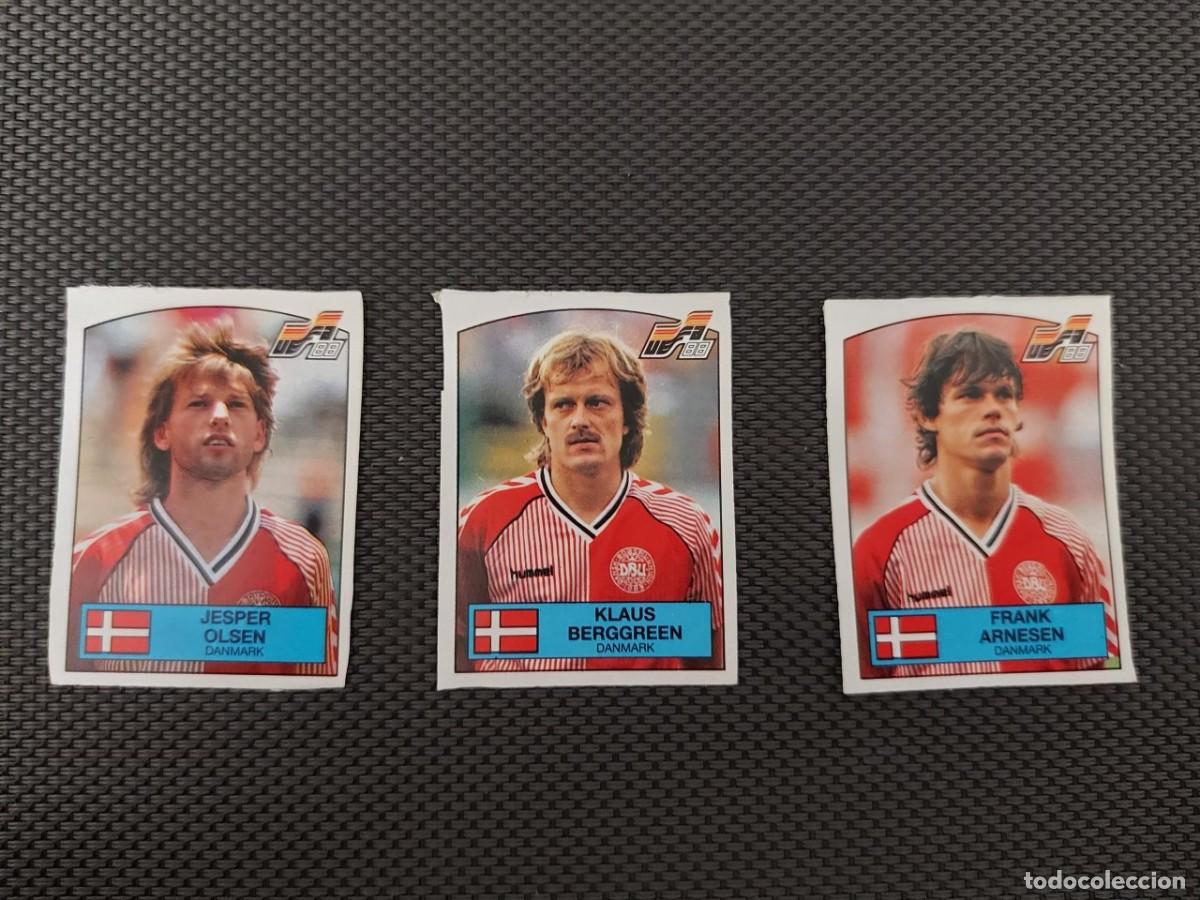 Fu&szlig;ball-Sticker: Lote cromos Panini Euro 88