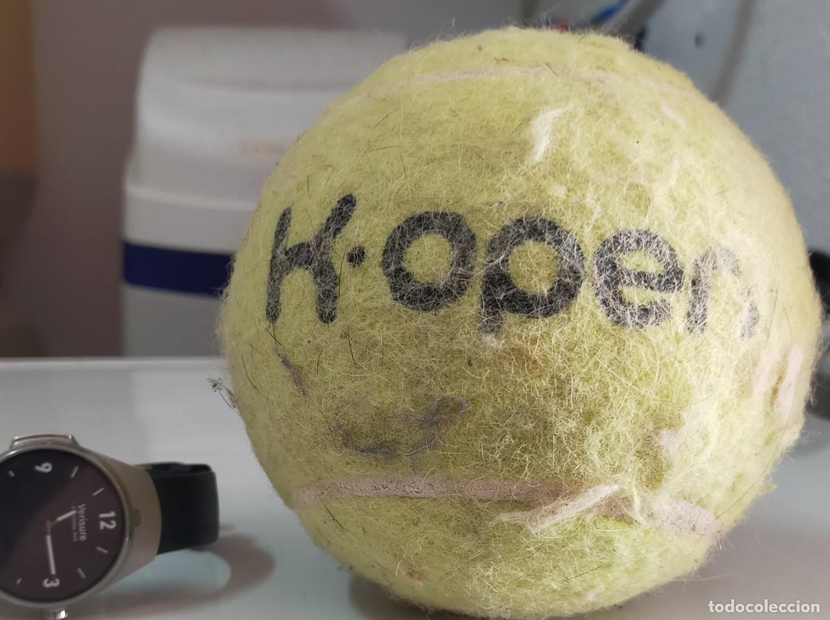 Cromos de F&uacute;tbol: PELOTA DE TENIS GRAN FORMATO ESPECIAL PARA FIRMAR