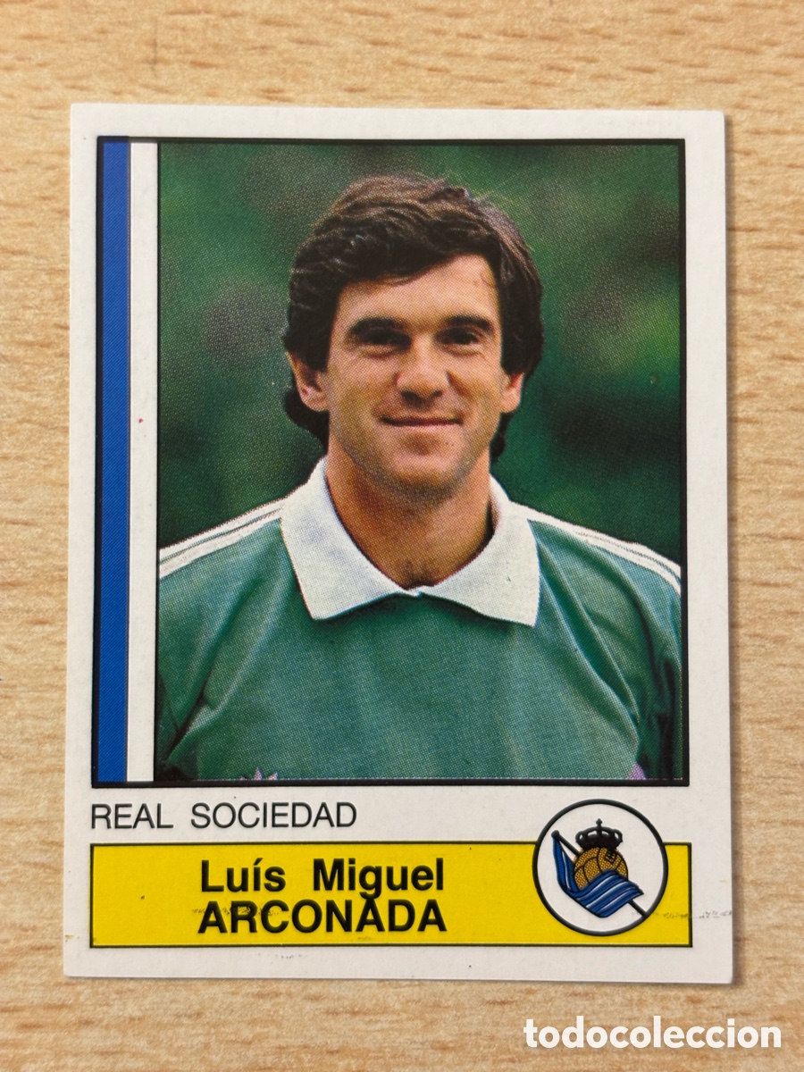 Cromos de F&uacute;tbol: # 269 Arconada Real Sociedad Futbol 87 Panini sin pegar