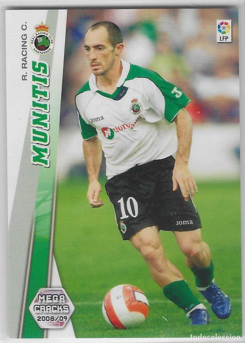 Cromos de f&uacute;tbol: MEGACRAKS 2008-2009 - MUNITIS, E. RACING C. N&ordm; 252 DE PANINI - Foto 1