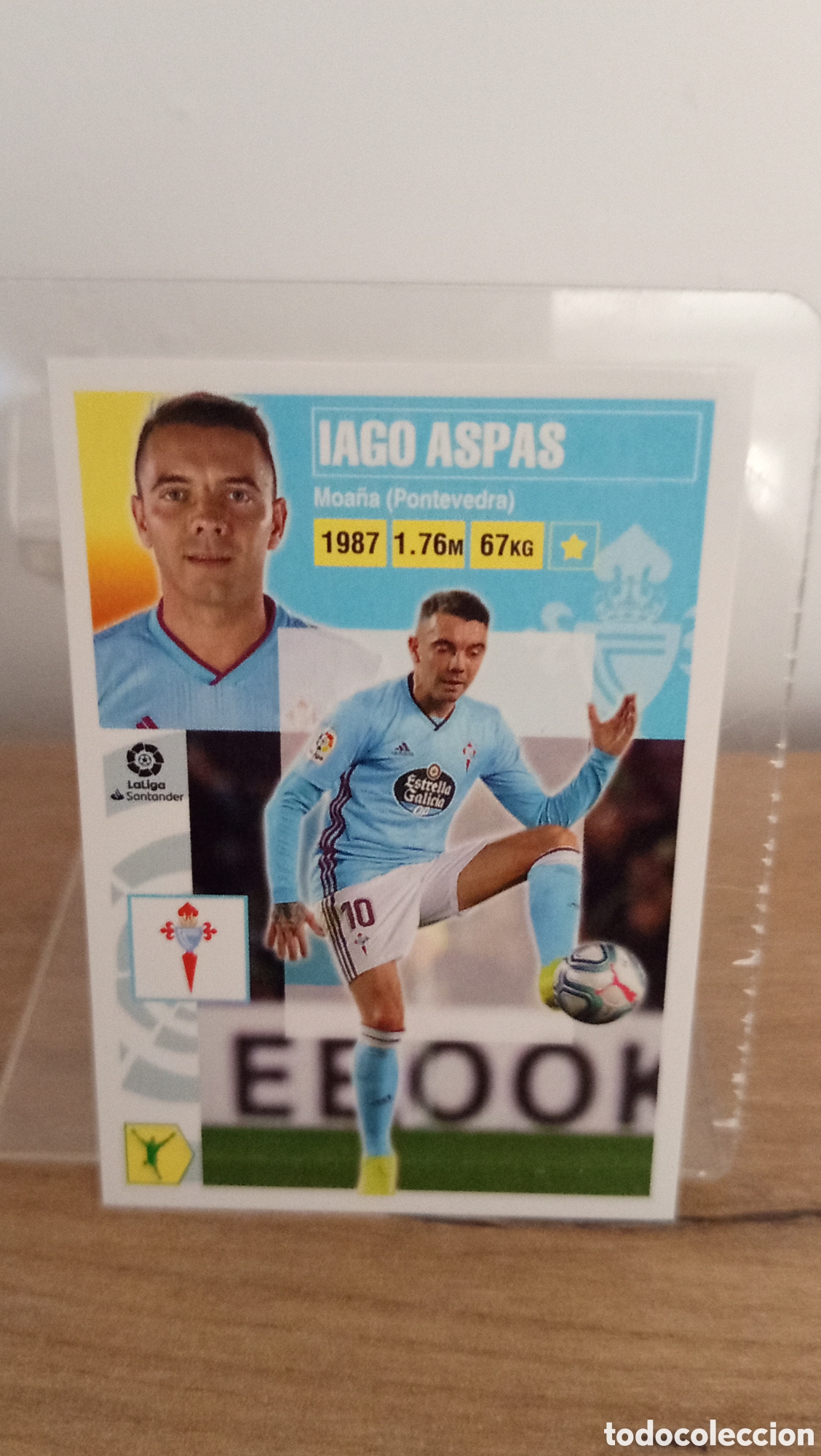 Cromos de F&uacute;tbol: ❇️ CROMO STICKER ⚽ IAGO ASPAS CELTA DE VIGO 17 2020 2021 20 21 LIGA SANTANDER PANINI ❇️