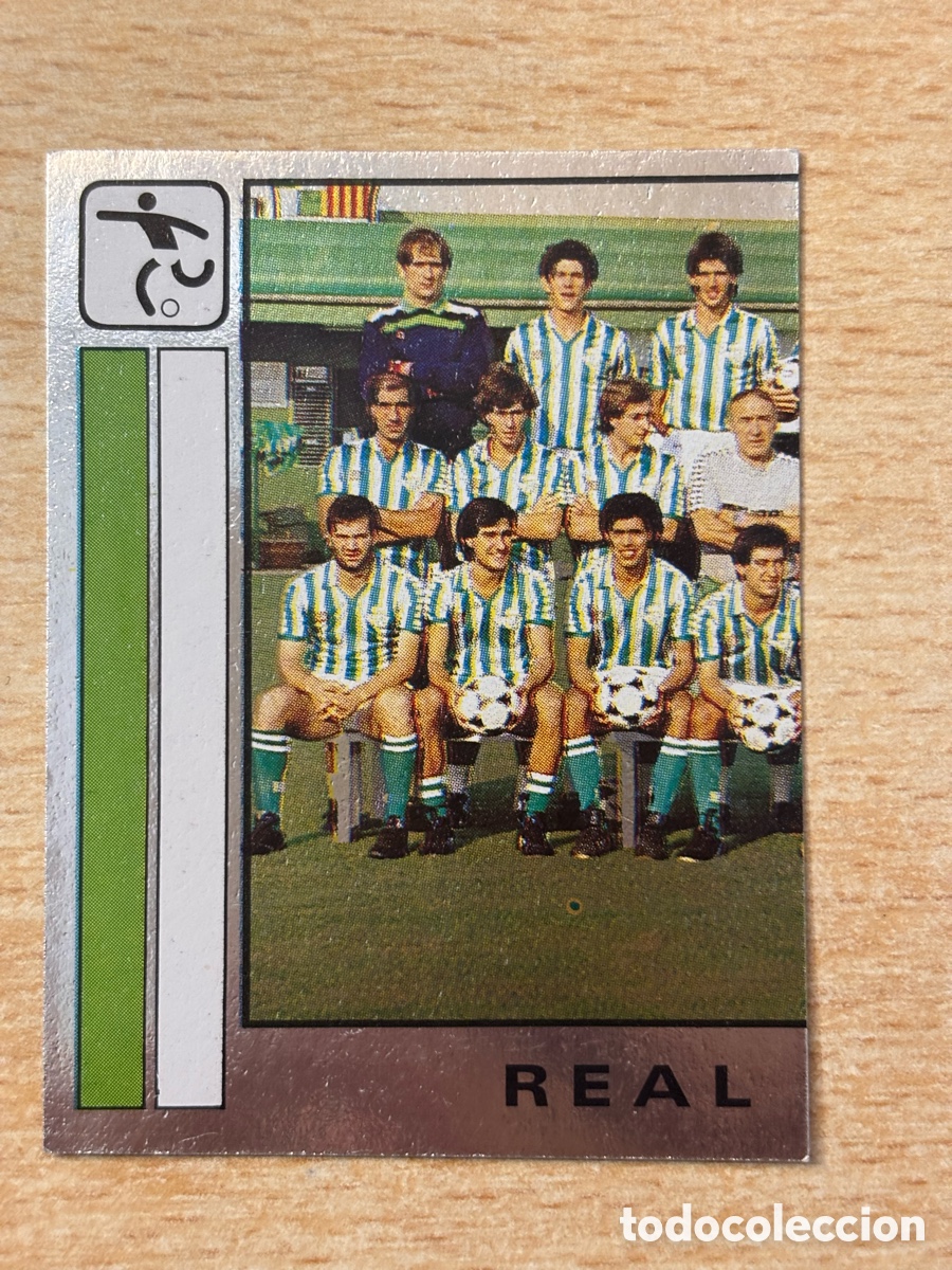 Fu&szlig;ball-Sticker: # 75 Plantilla Real Betis Futbol 87 Panini sin pegar