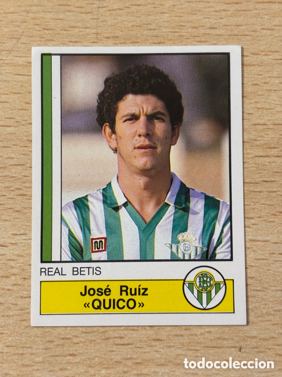 Fu&szlig;ball-Sticker: # 65 Quico Real Betis F&uacute;tbol 87 Panini sin pegar