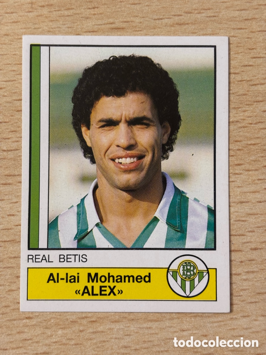 Fu&szlig;ball-Sticker: # 64 Alex Real Betis F&uacute;tbol 87 Panini sin pegar
