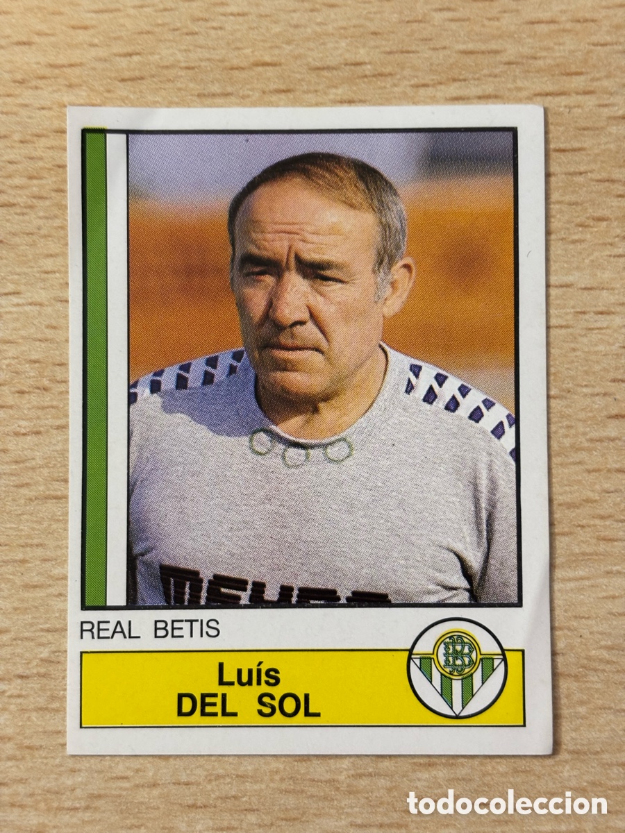 Cartes &agrave; collectionner de Football: # 59 Del Sol Real Betis F&uacute;tbol 87 Panini sin pegar