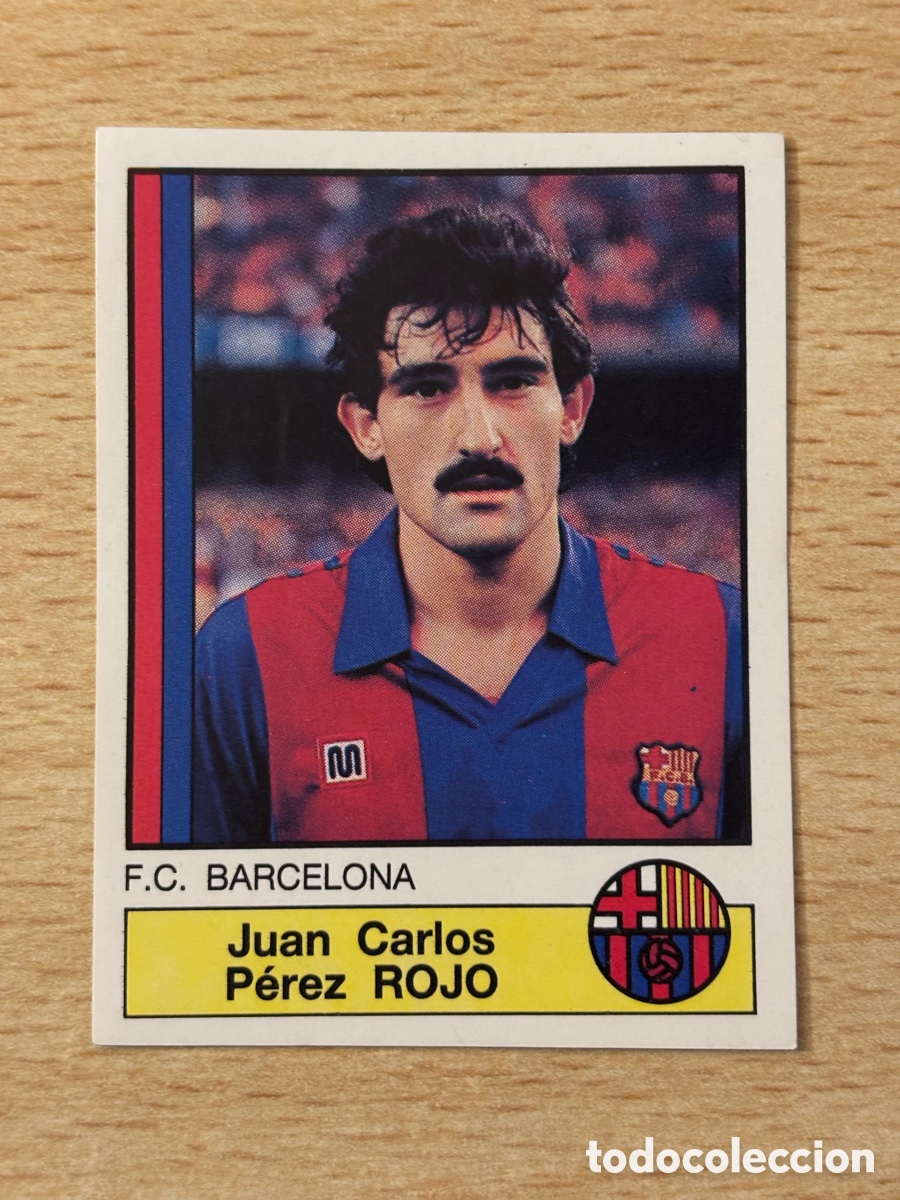 Cromos de F&uacute;tbol: # 50 Rojo FC Barcelona F&uacute;tbol 87 Panini sin pegar