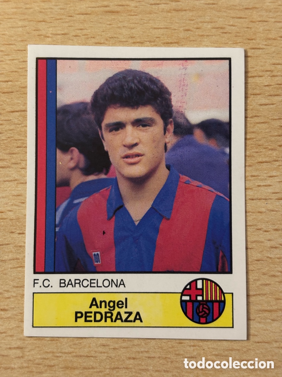 Cromos de F&uacute;tbol: # 49 Pedraza FC Barcelona F&uacute;tbol 87 Panini sin pegar