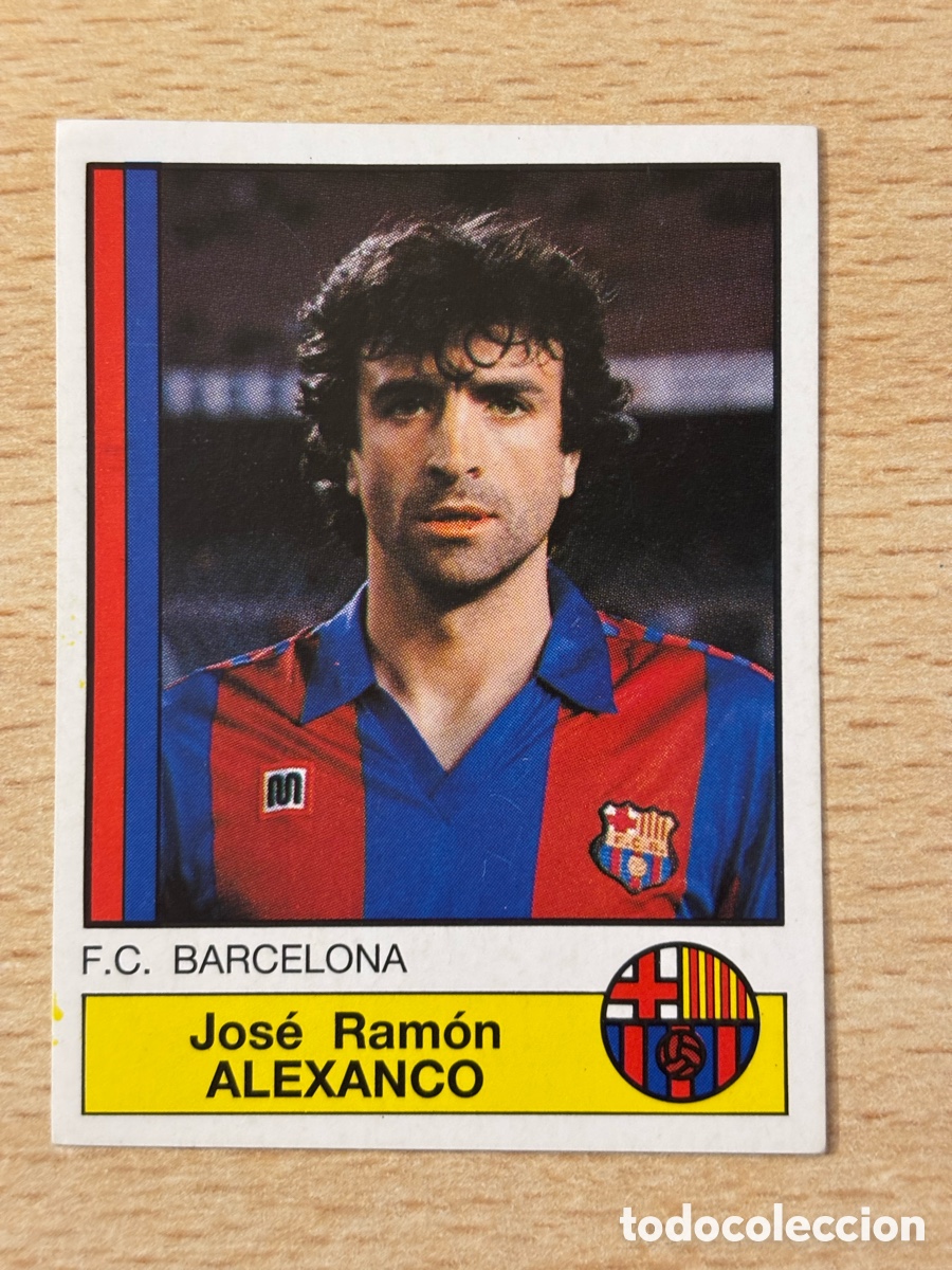 Cromos de F&uacute;tbol: # 43 Alexanco FC Barcelona F&uacute;tbol 87 Panini sin pegar