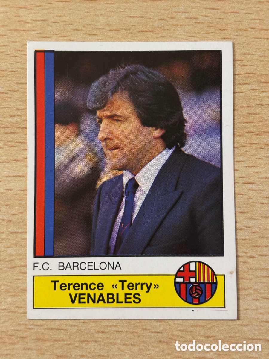 Cromos de F&uacute;tbol: # 40 Venables FC Barcelona F&uacute;tbol 87 Panini sin pegar
