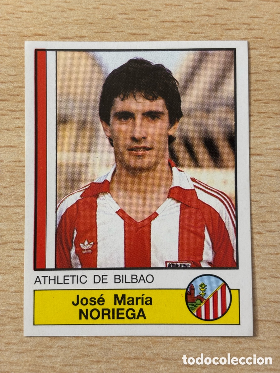 Cromos de Futebol: # 15 Noriega Athletic Club de Bilbao Futbol 87 Panini sin pegar