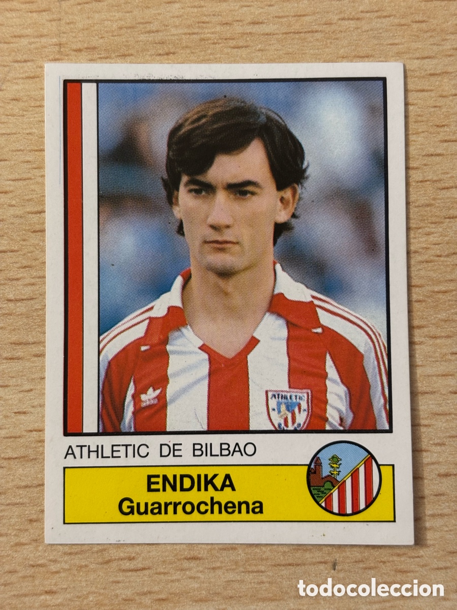 Cromos de Futebol: # 13 Endika Athletic Club de Bilbao Futbol 87 Panini sin pegar