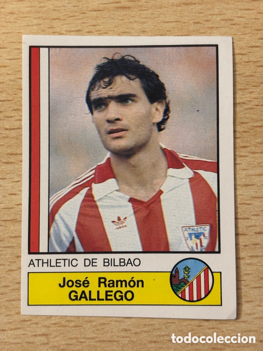 Cromos de Futebol: # 11 Gallego Athletic Club de Bilbao Futbol 87 Panini sin pegar