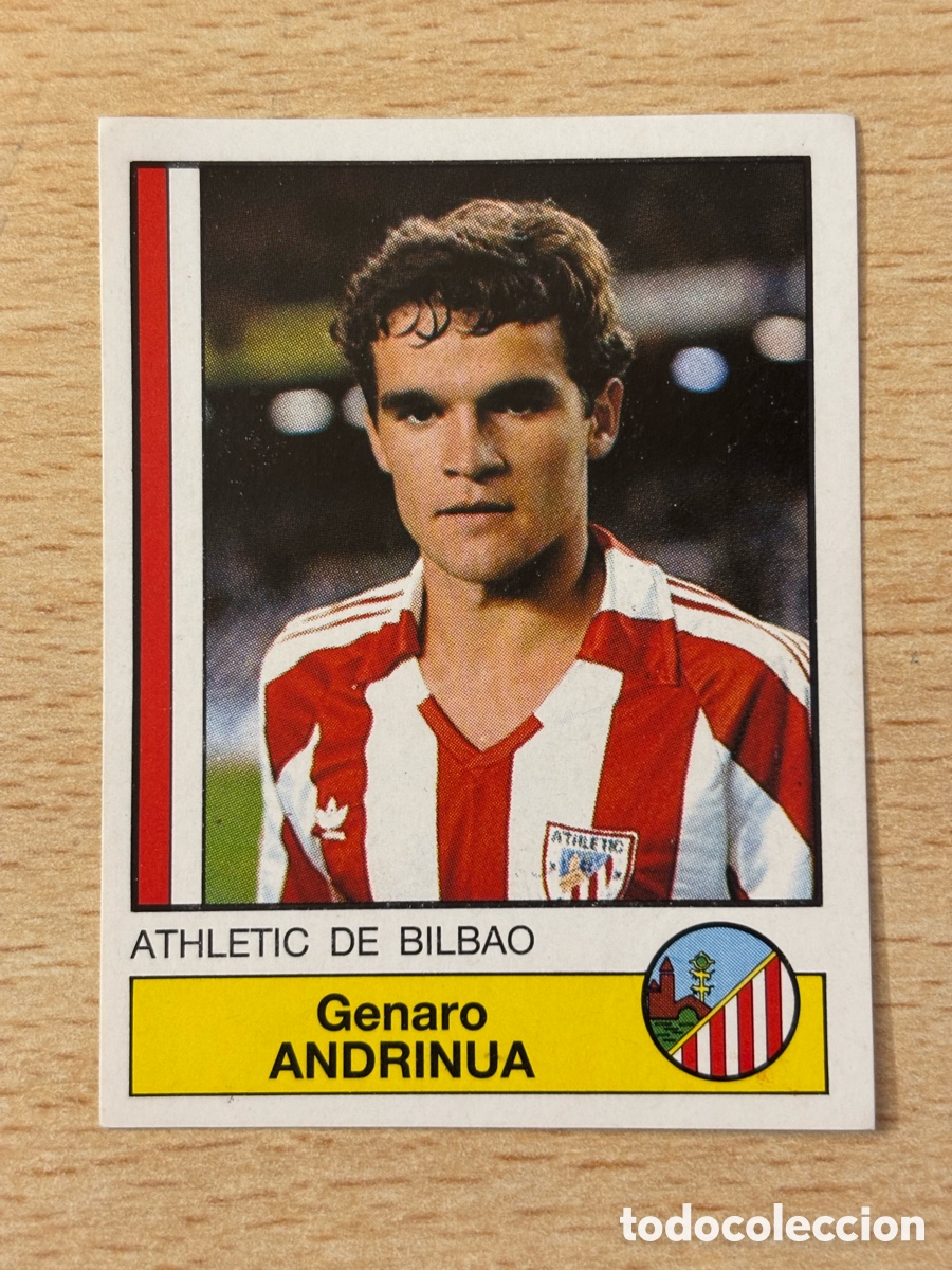 Cromos de Futebol: # 8 Andrinua Athletic Club de Bilbao Futbol 87 Panini sin pegar