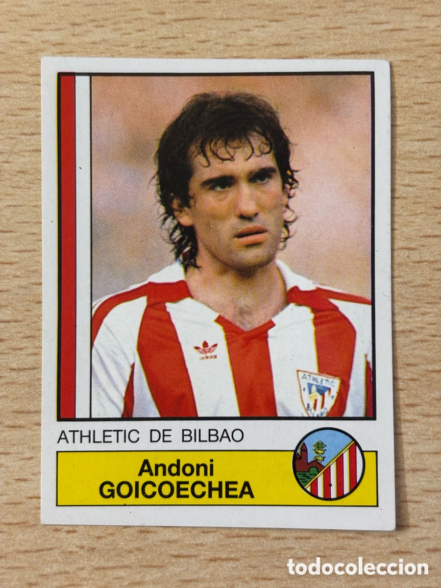 Cromos de Futebol: # 5 Goicoechea Athletic Club de Bilbao Futbol 87 Panini sin pegar