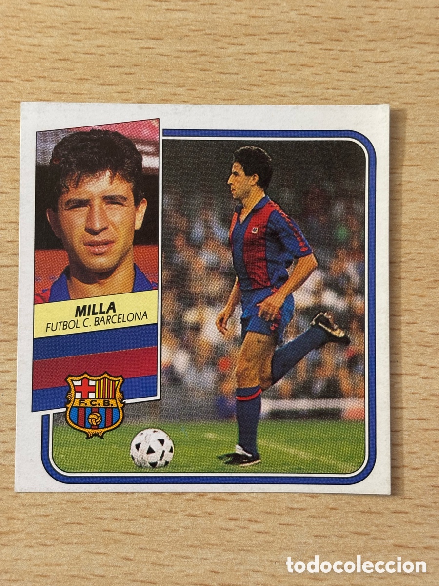 Cromos de F&uacute;tbol: Milla FC Barcelona Ed. Este 89-90 nuevo sin pegar