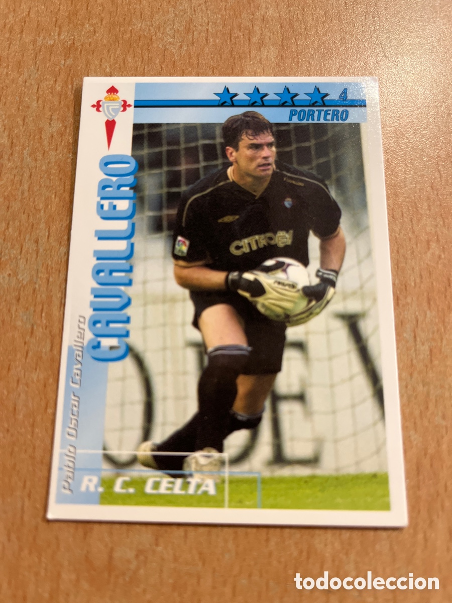 Cromos de F&uacute;tbol: Cavallero celta de Vigo 2002 2003 FUTBOL MATCH TOTAL MAGIC BOX 02 03
