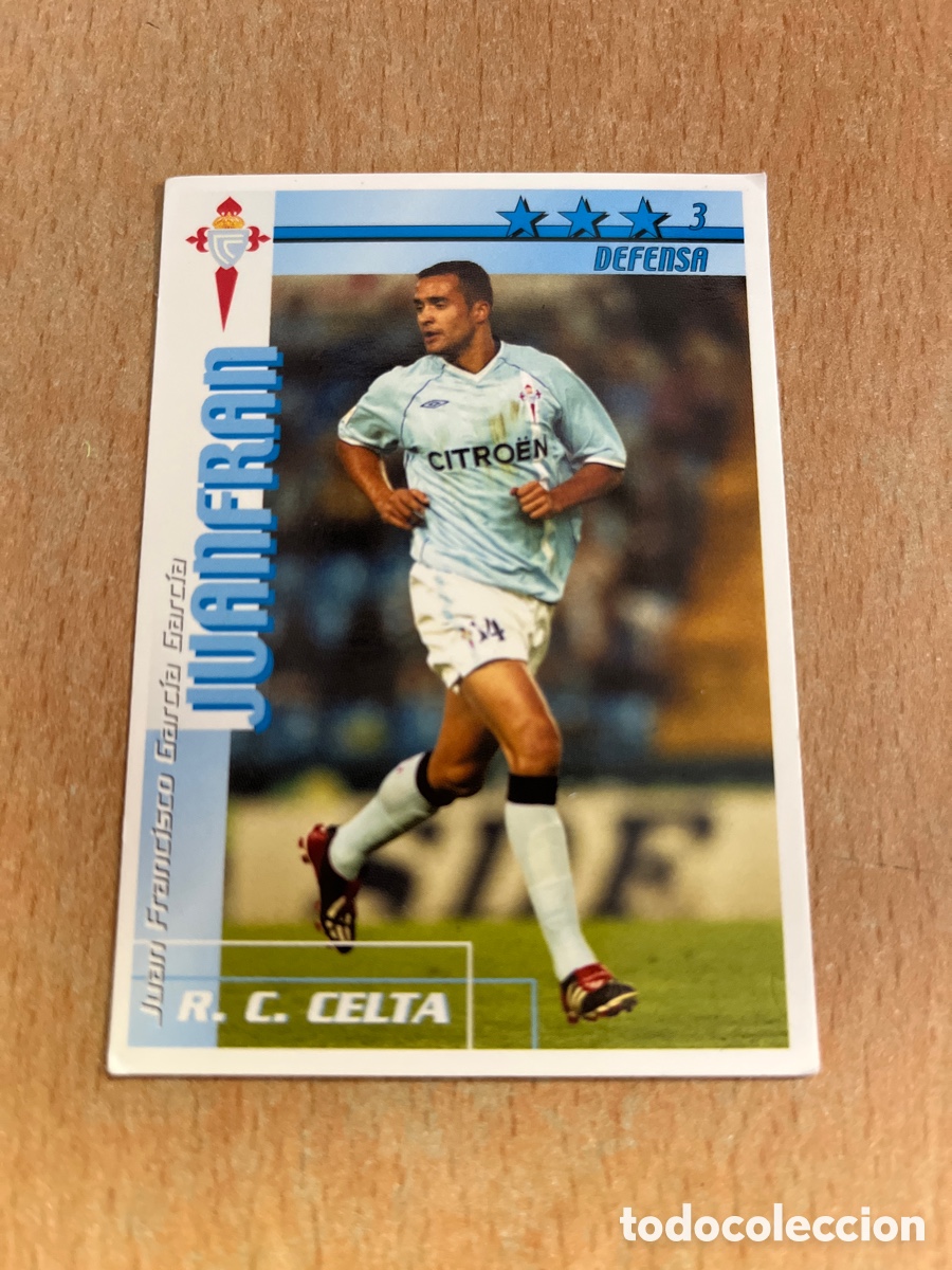 Cromos de F&uacute;tbol: JuanFran Celta de Vigo 2002 2003 FUTBOL MATCH TOTAL MAGIC BOX 02 03