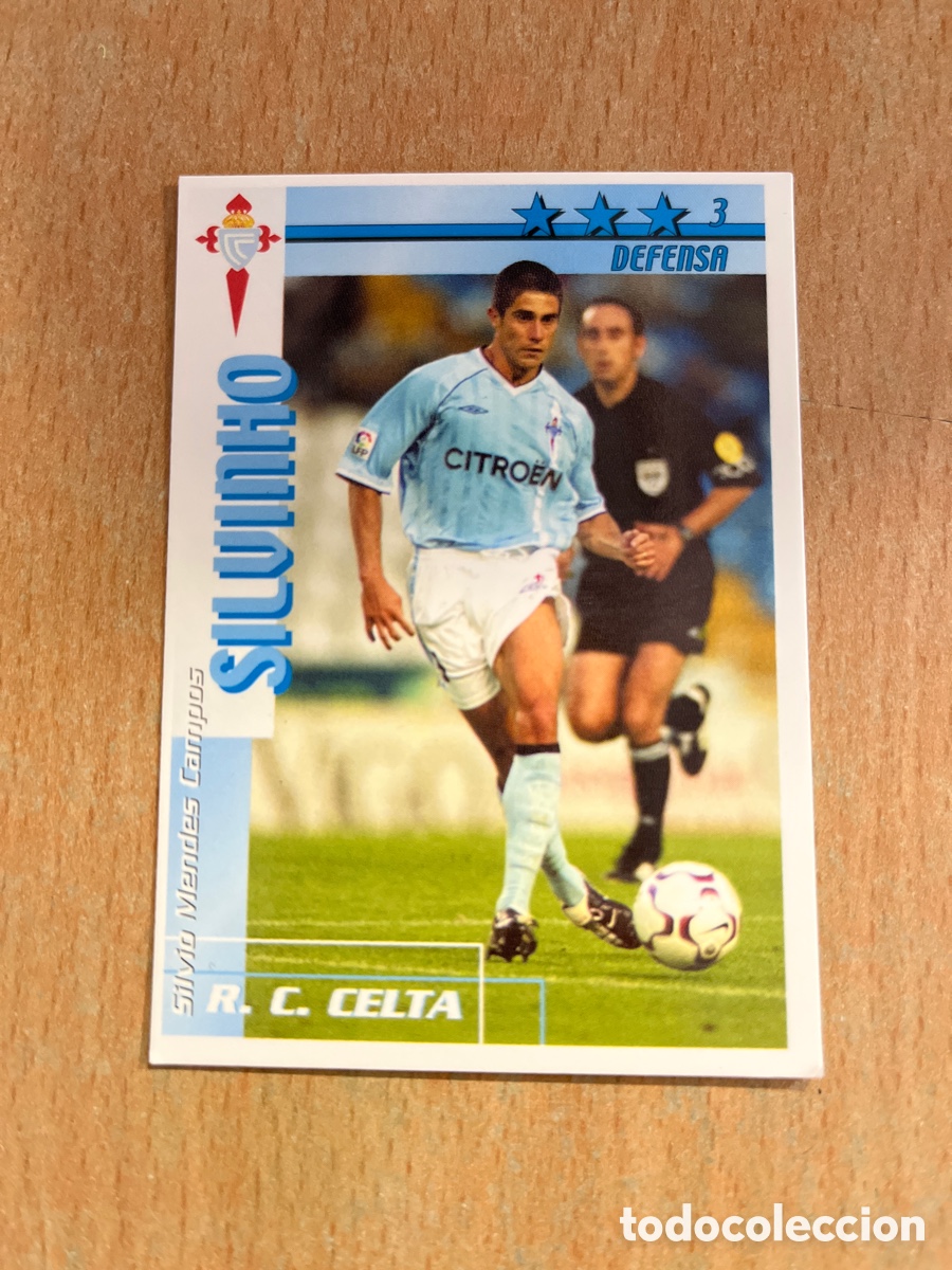 Cromos de F&uacute;tbol: Silvinho Celta de Vigo 2002 2003 FUTBOL MATCH TOTAL MAGIC BOX 02 03