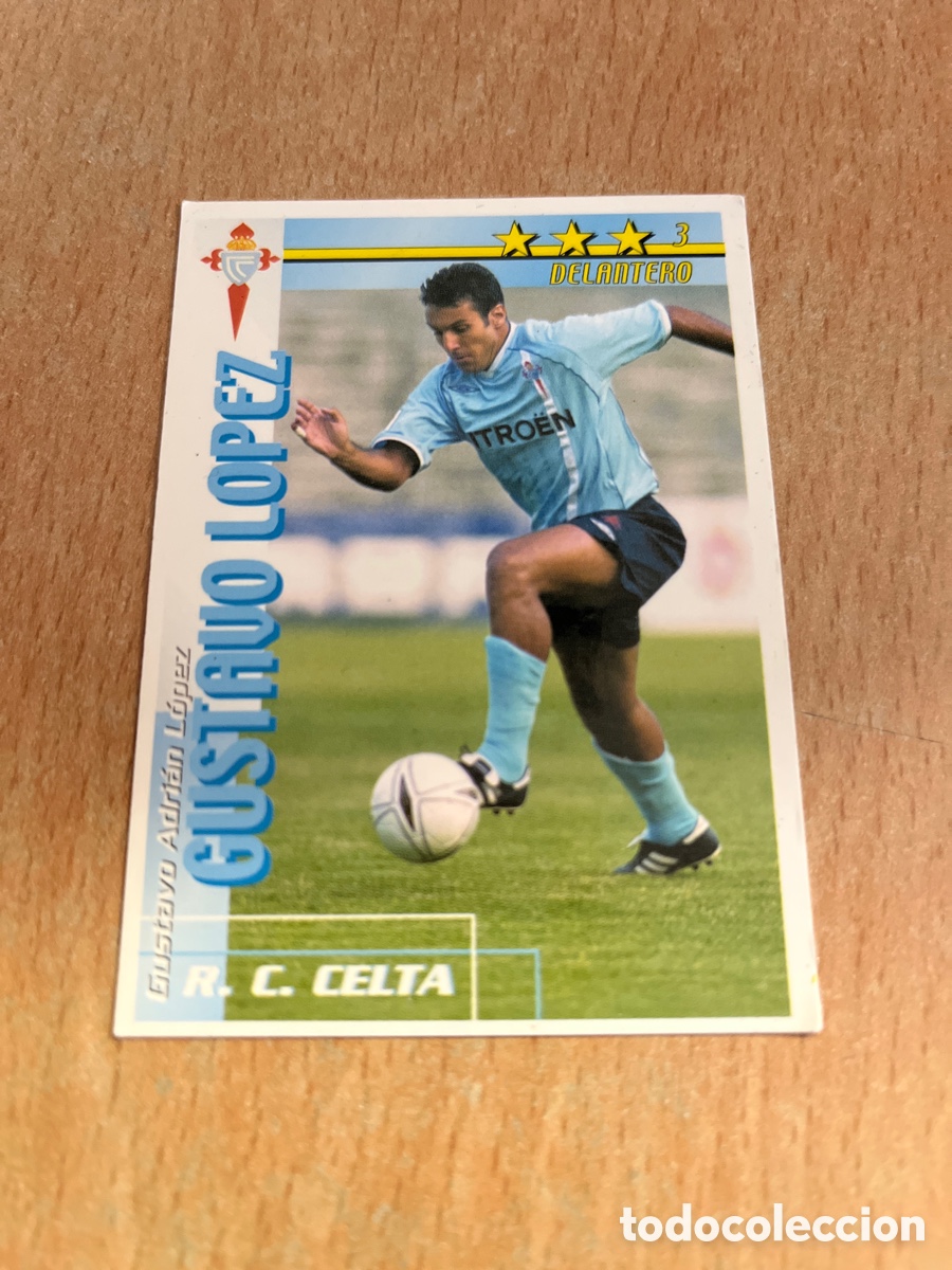 Cromos de F&uacute;tbol: Gustavo L&oacute;pez Celta de Vigo 2002 2003 FUTBOL MATCH TOTAL MAGIC BOX 02 03