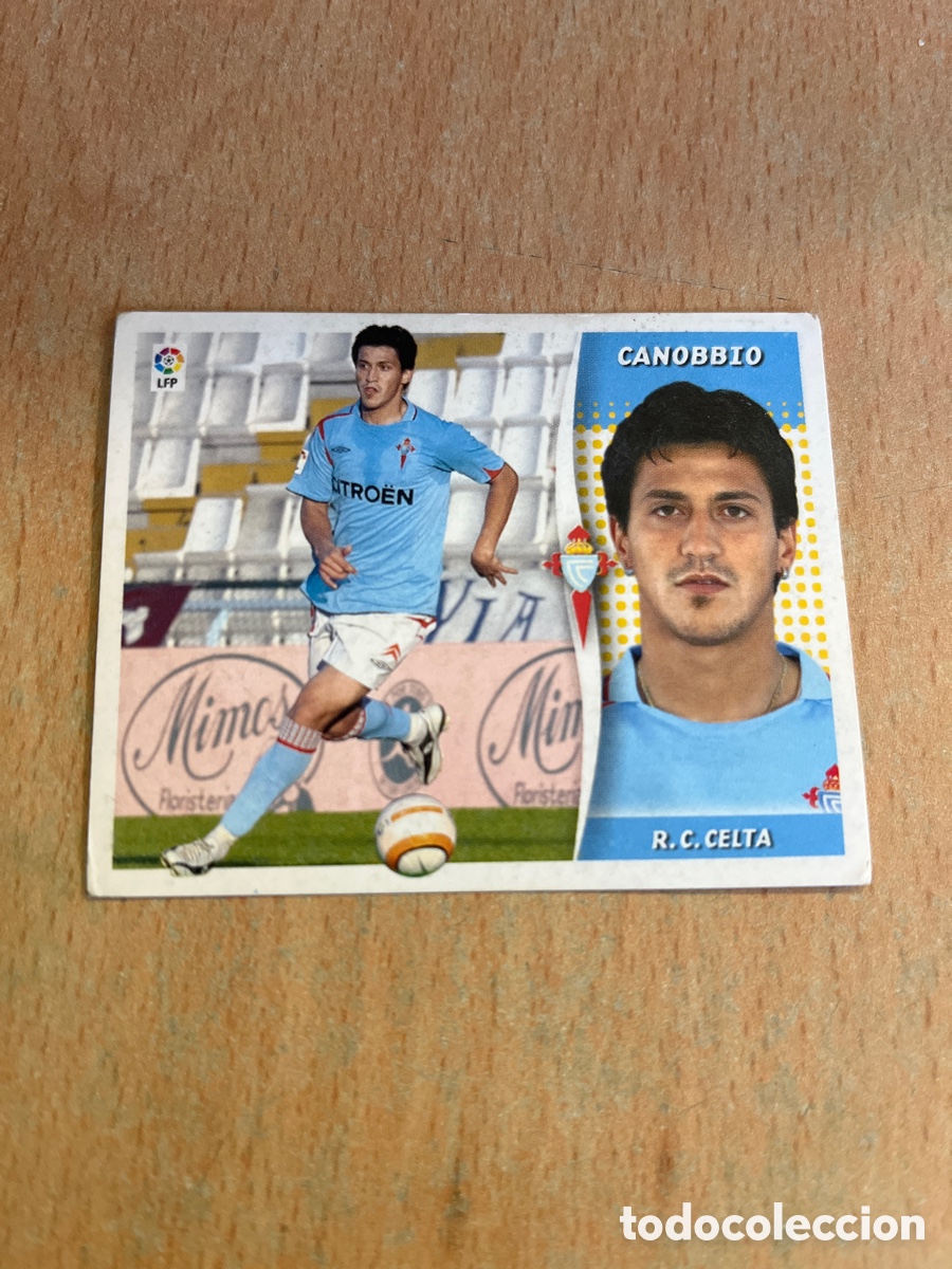 Cartes &agrave; collectionner de Football: Canobbio celta de Vigo 06 07 Liga este 2006 2007