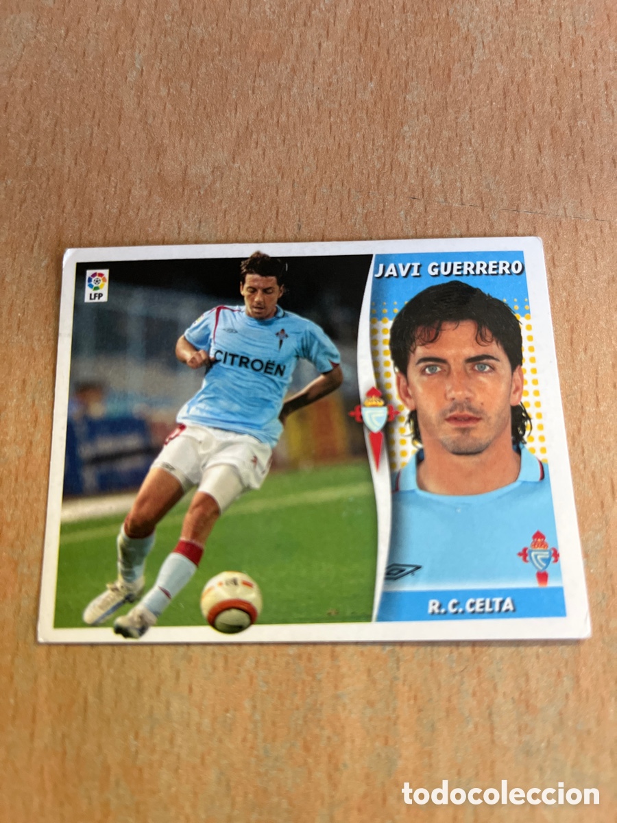 Cromos de F&uacute;tbol: Javi Guerrero, Celta de Vigo 06 07 Liga este 2006 2007