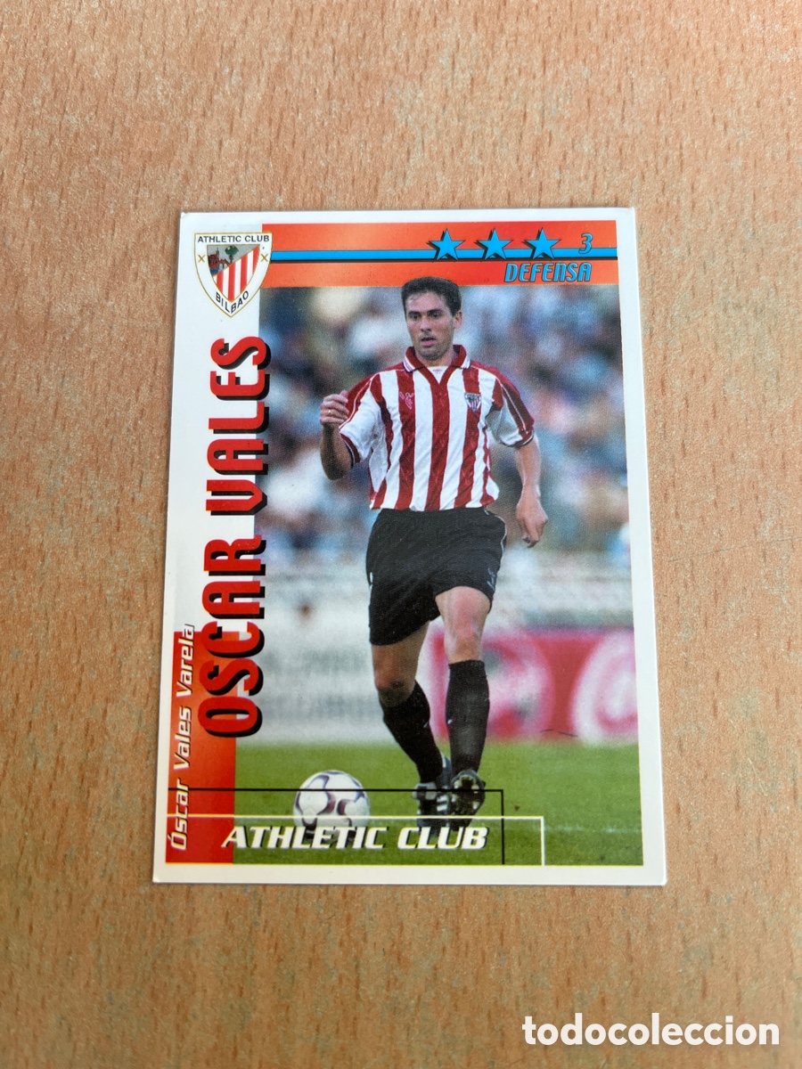 Cartes &agrave; collectionner de Football: Oscar vales Athletic de Bilbao 2002 2003 FUTBOL MATCH TOTAL MAGIC BOX 02 03