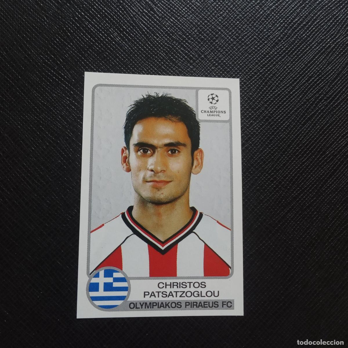 Cromos de f&uacute;tbol: 219 PATSATZOGLOU OLYMPIAKOS PANINI CHAMPIONS LEAGUE 2001 2002 FUTBOL 01 02 - SIN PEGAR - A40 PG163