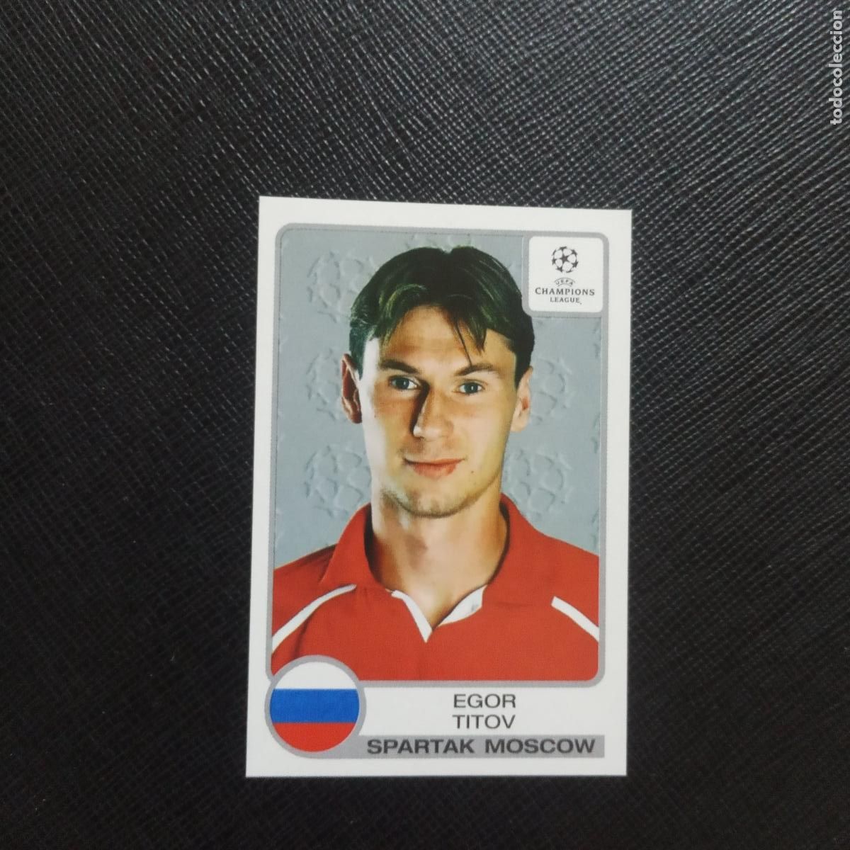Cromos de f&uacute;tbol: 258 TITOV SPARTAK MOSCU PANINI CHAMPIONS LEAGUE 2001 2002 FUTBOL 01 02 - SIN PEGAR - A40 PG172