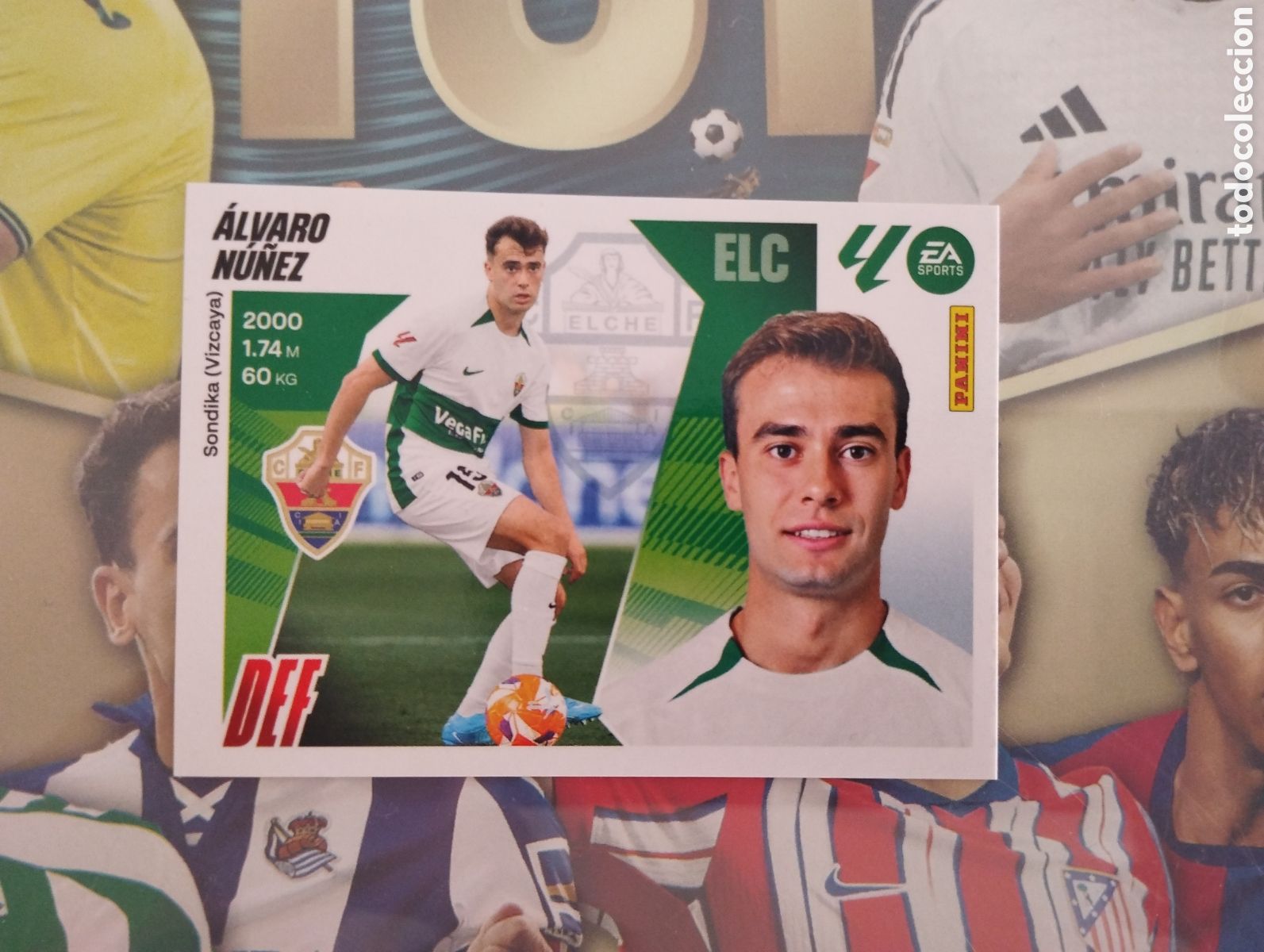 Figurine di Calcio: LIGA ESTE 2025 2026 25 26 - PANINI - N&ordm; 5 &Aacute;LVARO N&Uacute;&Ntilde;EZ ELCHE CF