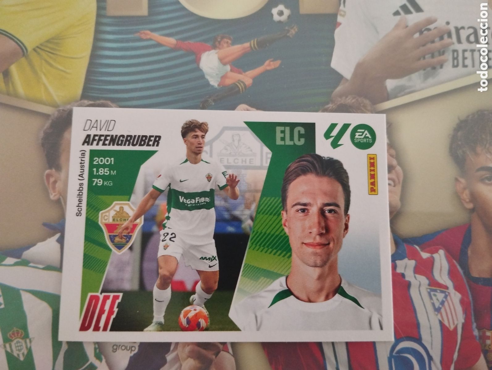 Fu&szlig;ball-Sticker: LIGA ESTE 2025 2026 25 26 - PANINI - N&ordm; 7 AFFENGRUBER ELCHE CF
