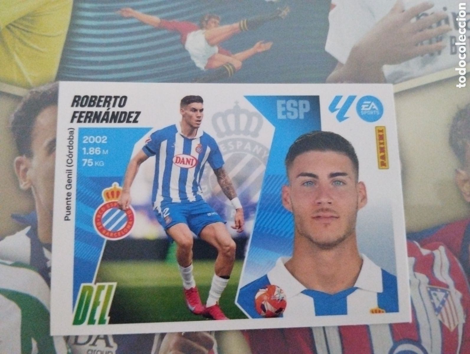 Cromos de Futebol: LIGA ESTE 2025 2026 25 26 - PANINI - N&ordm; 18 ROBERTO FERN&Aacute;NDEZ RCD ESPANYOL