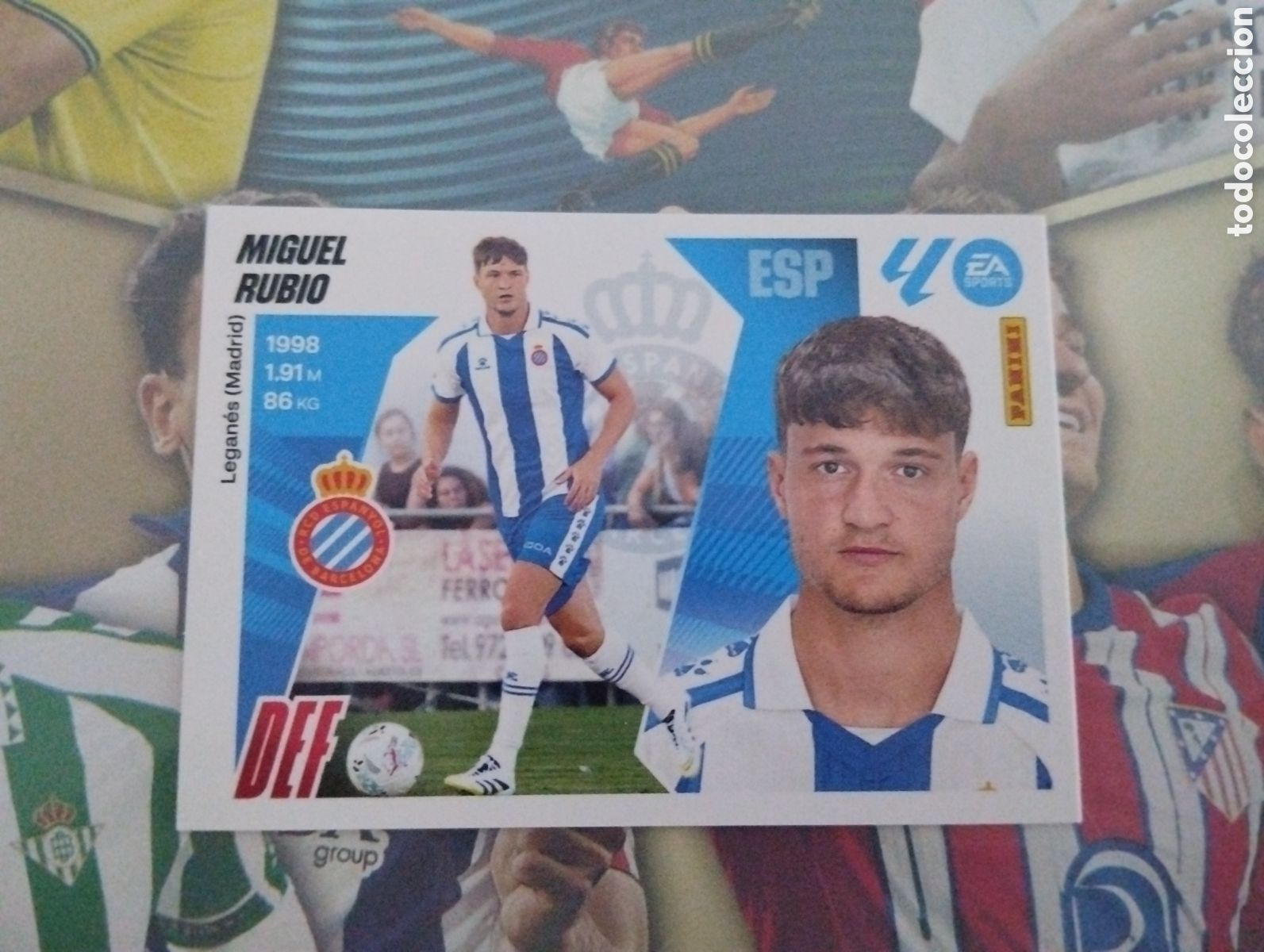 Fu&szlig;ball-Sticker: LIGA ESTE 2025 2026 25 26 - PANINI - ULTOMOS FICHAJES N&ordm; 7 MIGUEL RUBIO RCD ESPANYOL