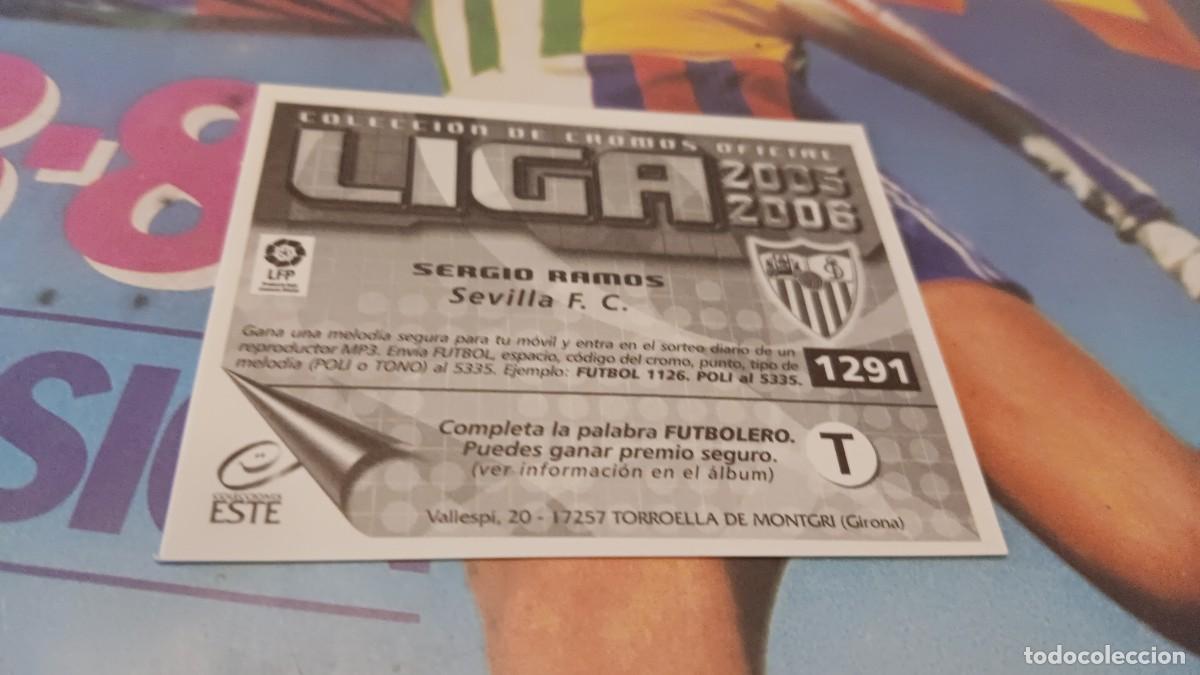 Cromos de f&uacute;tbol: SERGIO RAMOS SEVILLA 2005-06 ESTE - Foto 2