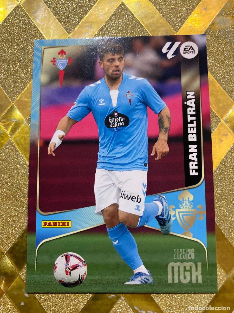 Cromos de F&uacute;tbol: CROMO DE FUTBOL NUMERO 119 FRAN BELTRAN CELTA VIGO MEGACRACKS 2025 2026 MGK PANINI !