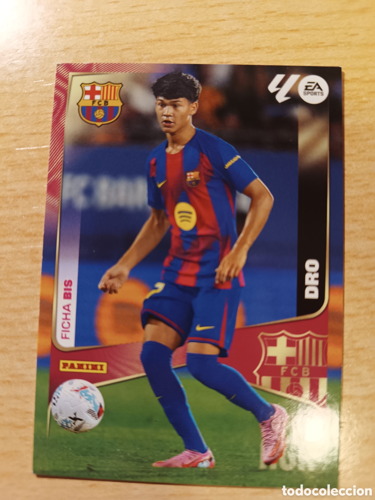 Cromos de F&uacute;tbol: 82 BIS DRO FICHA BIS FC BARCELONA MEGACRACKS 2025 2026 PANINI 25 26