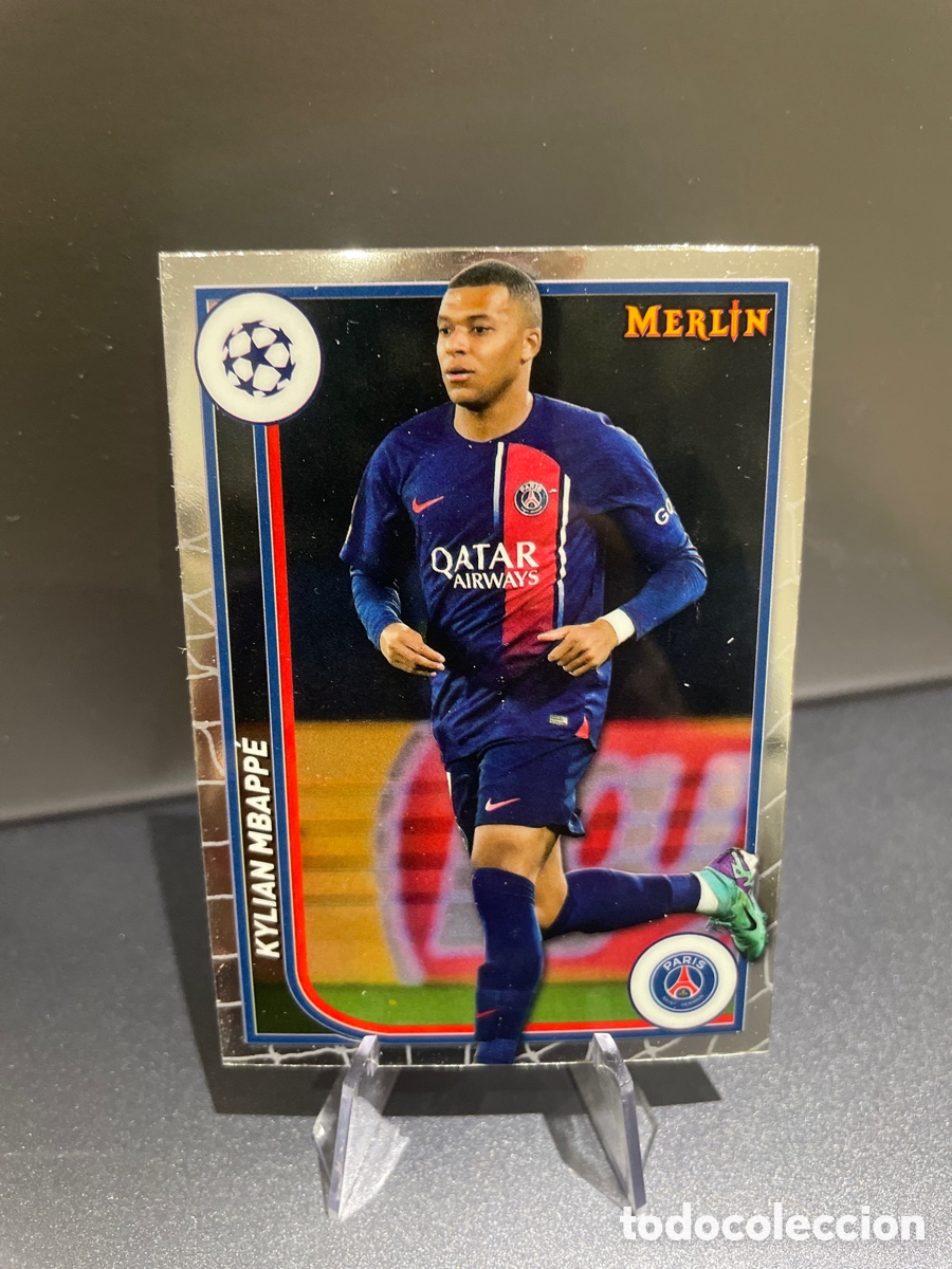 Cromos de f&uacute;tbol: Mbappe 92 Topps Merlin 2024 PSG - Foto 1