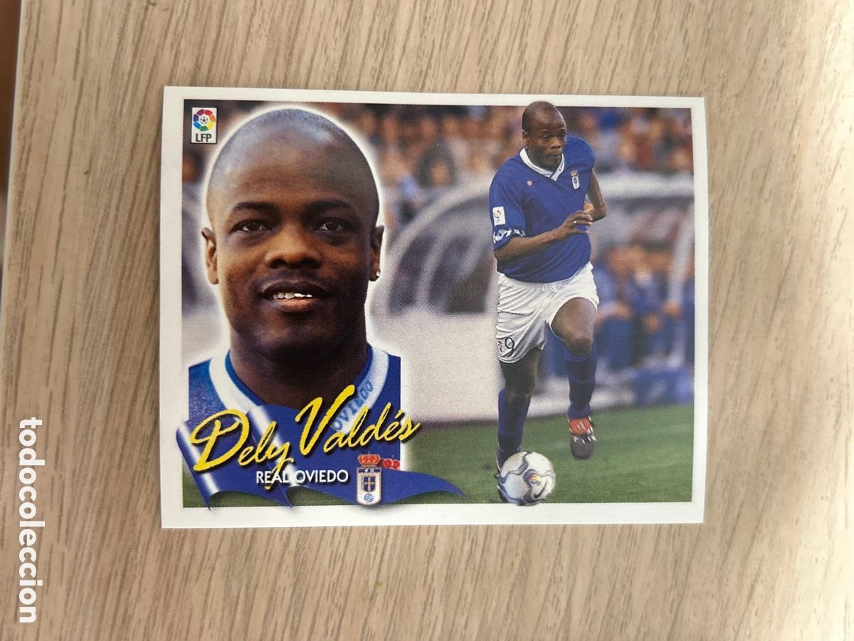 Football Stickers: DELY VALDES OVIEDO BAJA LIGA ESTE 2000 2001 00 01 NUNCA PEGADO SIN PEGAR