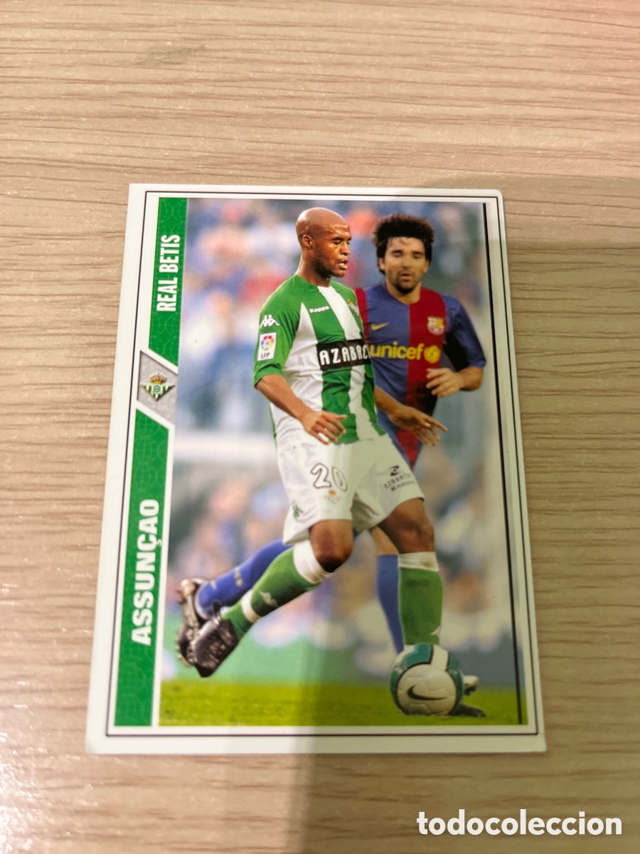 Cartes &agrave; collectionner de Football: Assun&ccedil;ao Real Betis fichas de Liga 2007