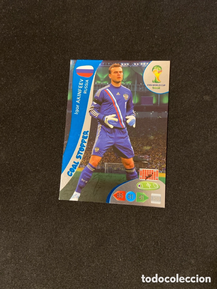 Football Stickers: AKINFEEV 360 (RUSIA) PANINI ADRENALYN MUNDIAL 2014 BRASIL 14 FUTBOL CARTA A-1