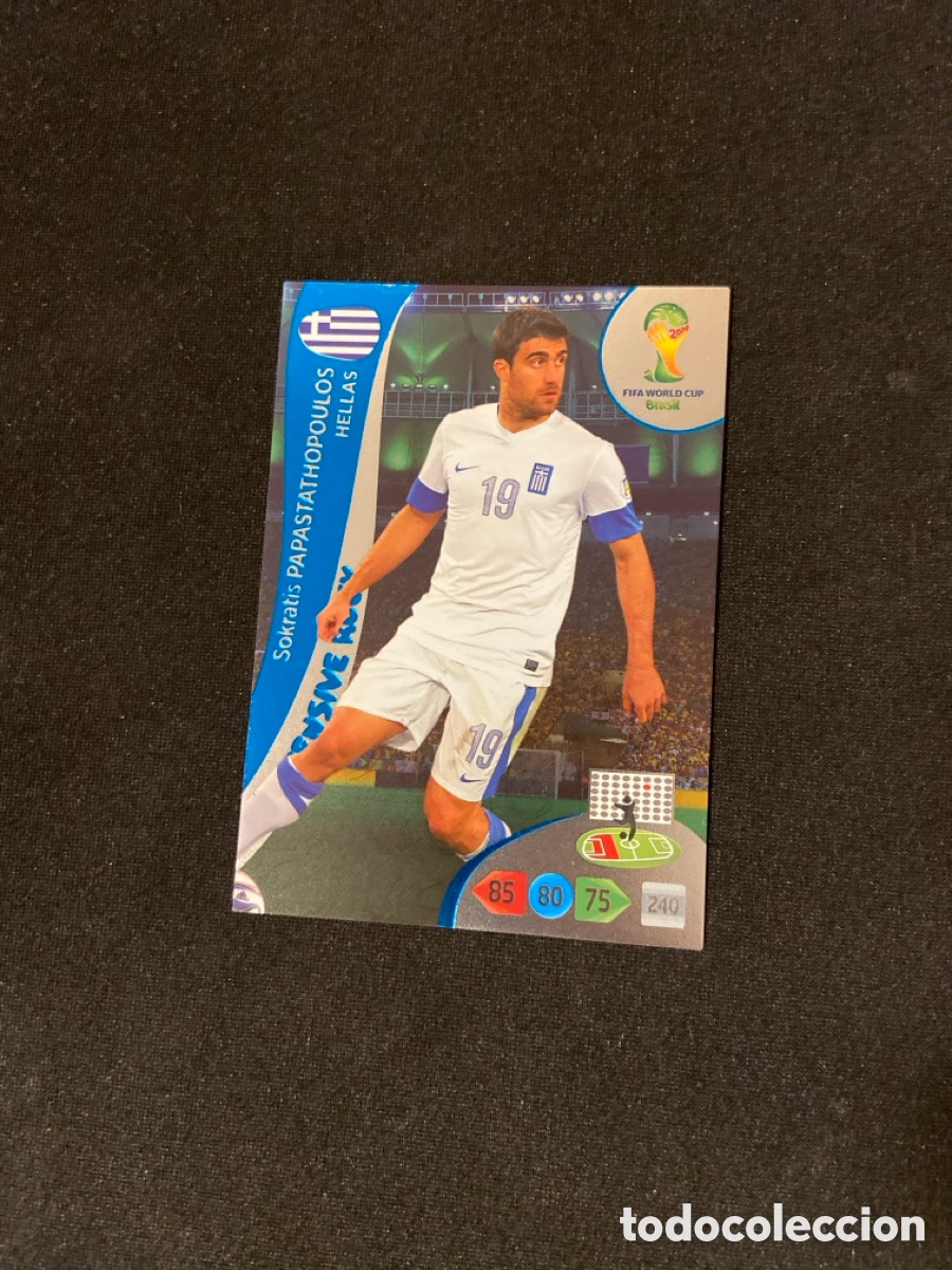 Cromos de F&uacute;tbol: PAPASTATHOPOULOS 372 (GRECIA) PANINI ADRENALYN MUNDIAL 2014 BRASIL 14 FUTBOL CARTA A-1