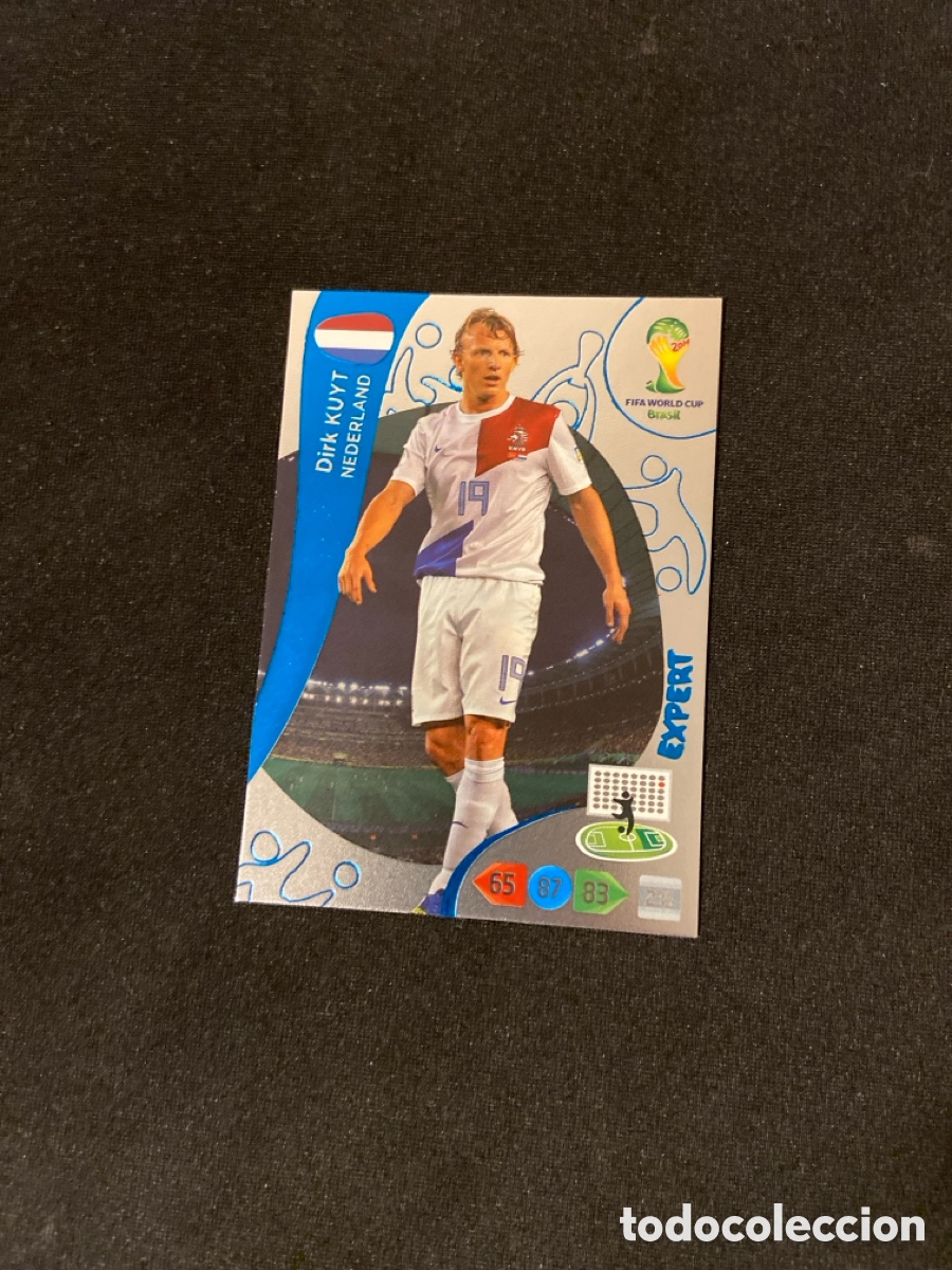 Fu&szlig;ball-Sticker: DIRK KUYT 384 EXPERT (HOLANDA) PANINI ADRENALYN MUNDIAL 2014 BRASIL 14 FUTBOL CARTA A-1