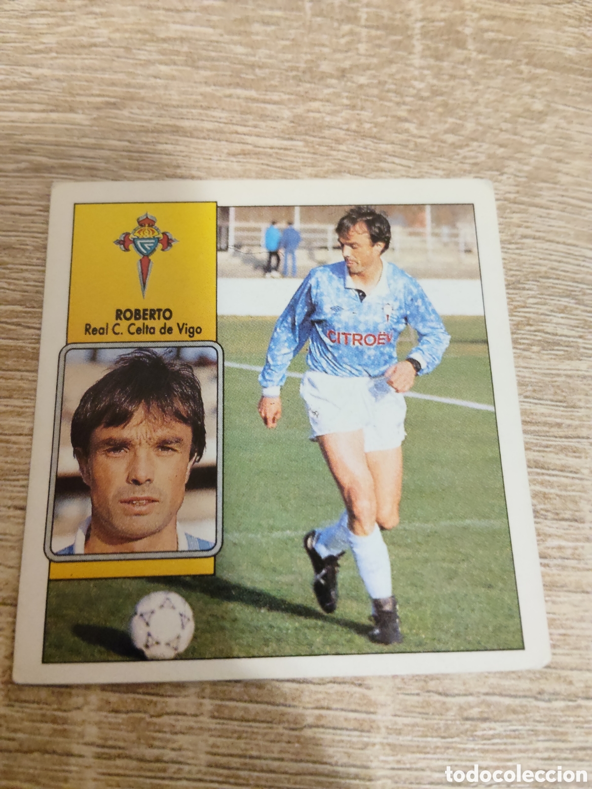 Cromos de F&uacute;tbol: Roberto Celta de Vigo liga 1992 1993 92 93 ediciones este