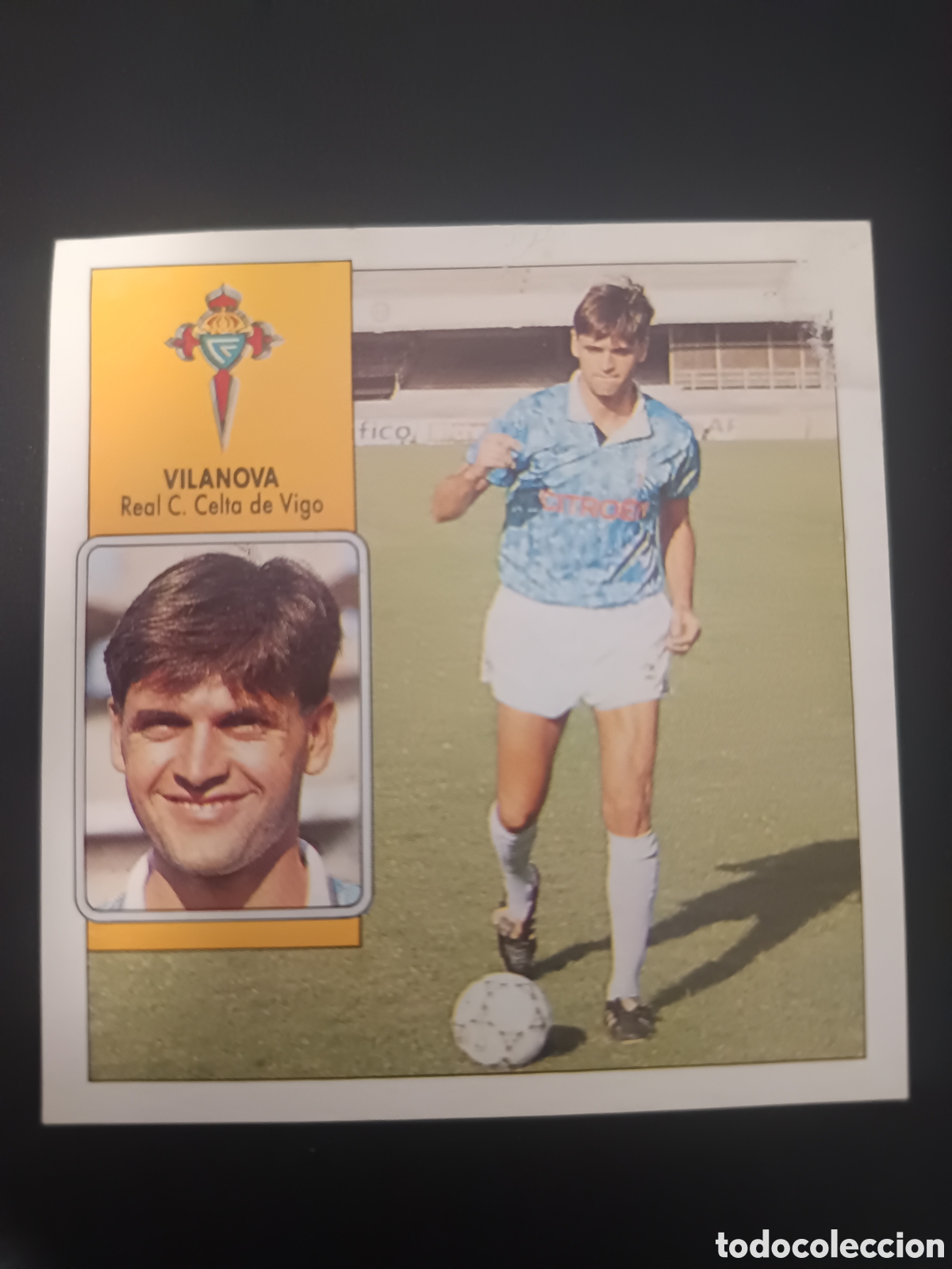 Cromos de F&uacute;tbol: CROMO VILANOVA FICHAJE 23 CELTA DE VIGO ED ESTE LIGA 92 93 1992 1993