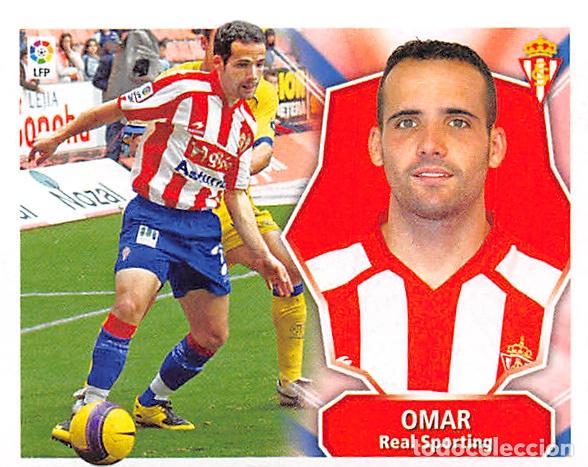 Cromos de f&uacute;tbol: EDICIONES ESTE 08/09 2008/2009 - OMAR (REAL SPORTING) SIN PEGAR - Foto 1